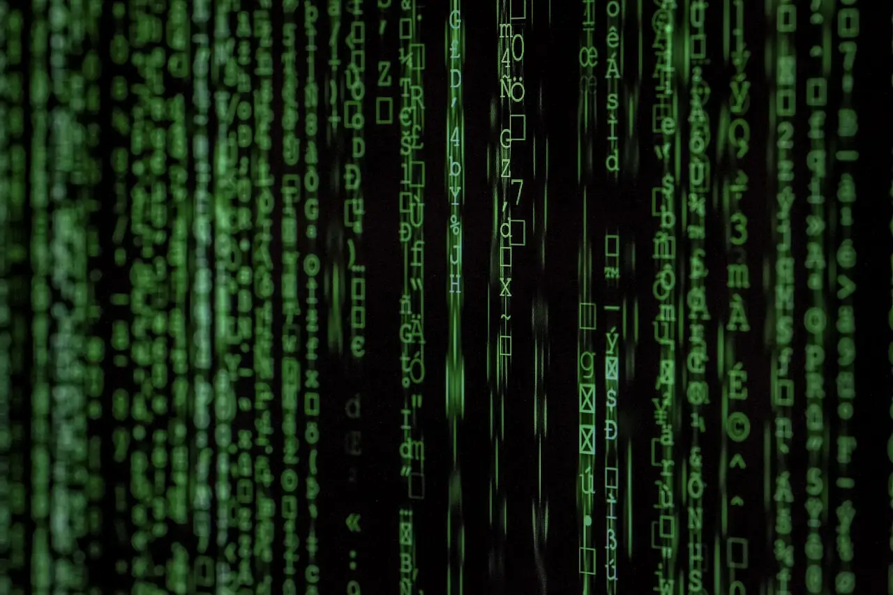 Digital lock and binary code representing ransomware defense